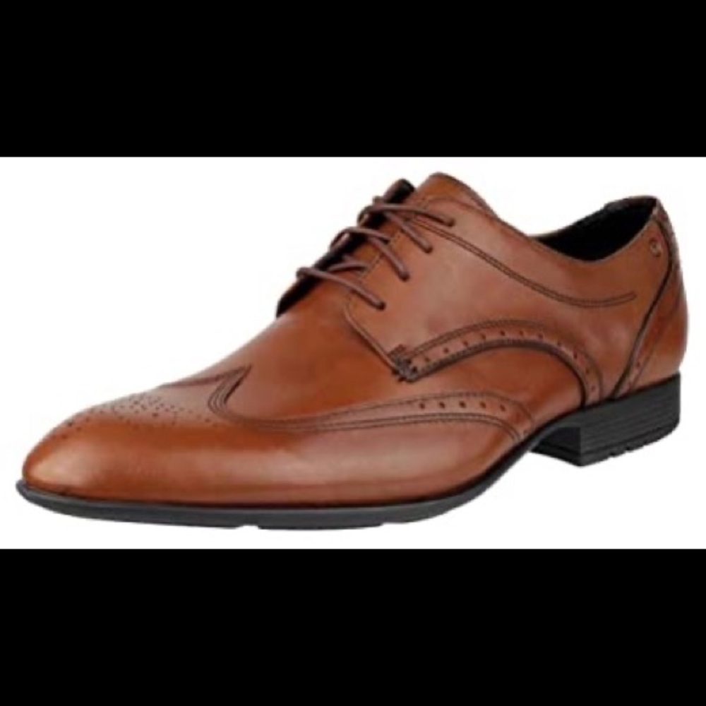 Rockport K74002 Dialled In Wingtip Tan (US 9.5)